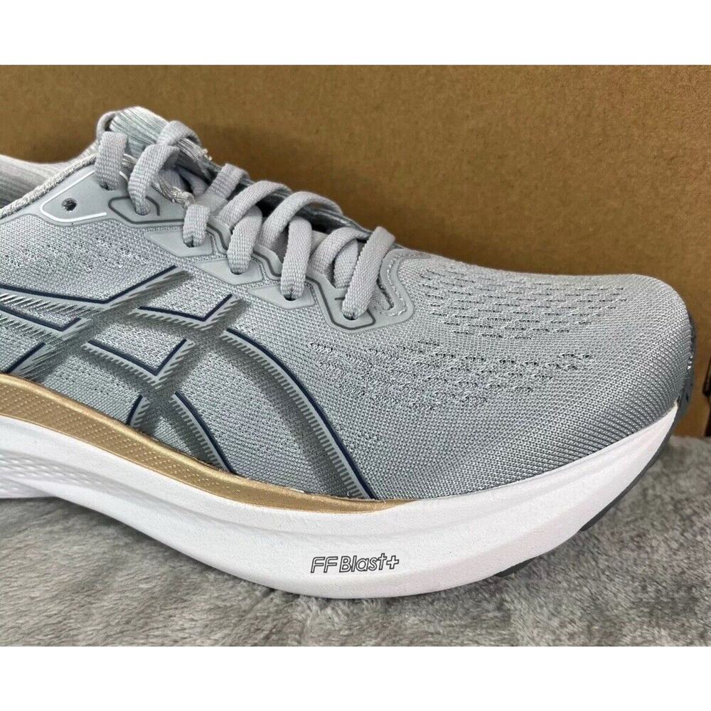 ASICS Gel Kayano Gray Gold Running Shoes Womens Size 7.5 Fast Shipping - Picture 3 of 11